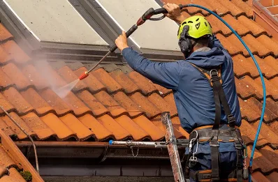 Démoussage et hydrofuge de toiture à Frénouville